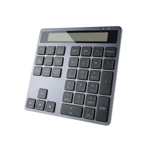 Vcom DK513-Grey Bluetooth 5.0 + 2.4G Masa Üstü Hesap Makinesi