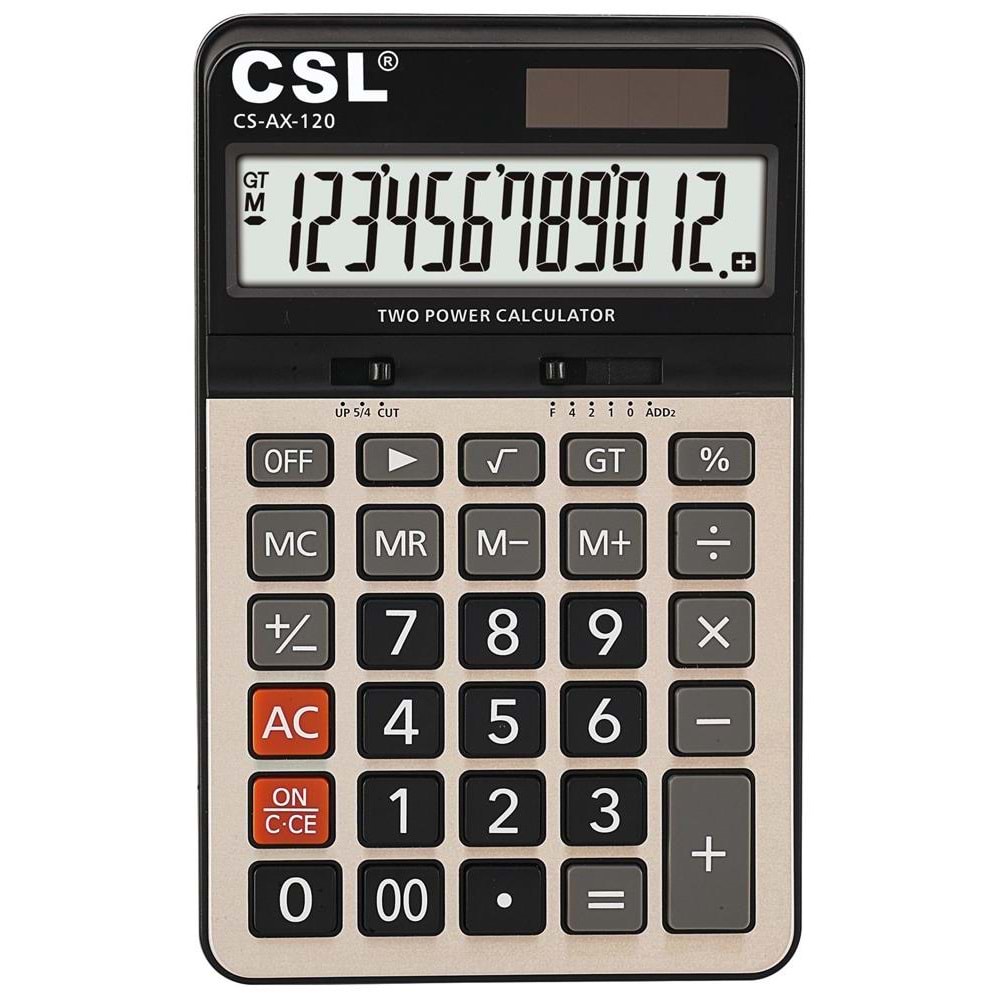 CSL CS-AX-120 12 Hane Masa Tipi Hesap Makinesi