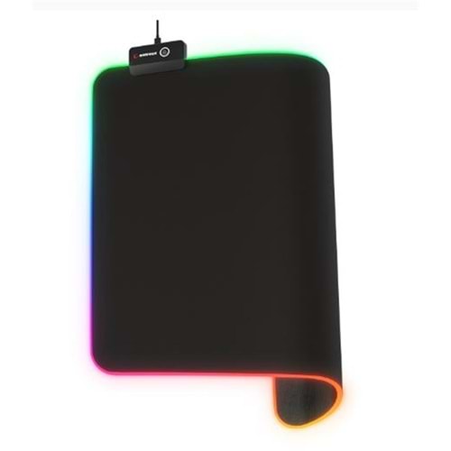 Rampage BLITZ RGB M (MP-23) Siyah 252-328-3mm RGB Ledli Gaming Mouse Pad