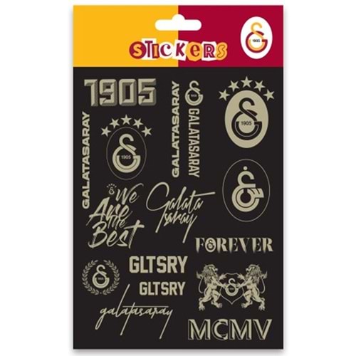 Gsst26005 Siyah Asil Galatasaray Sticker Sheet