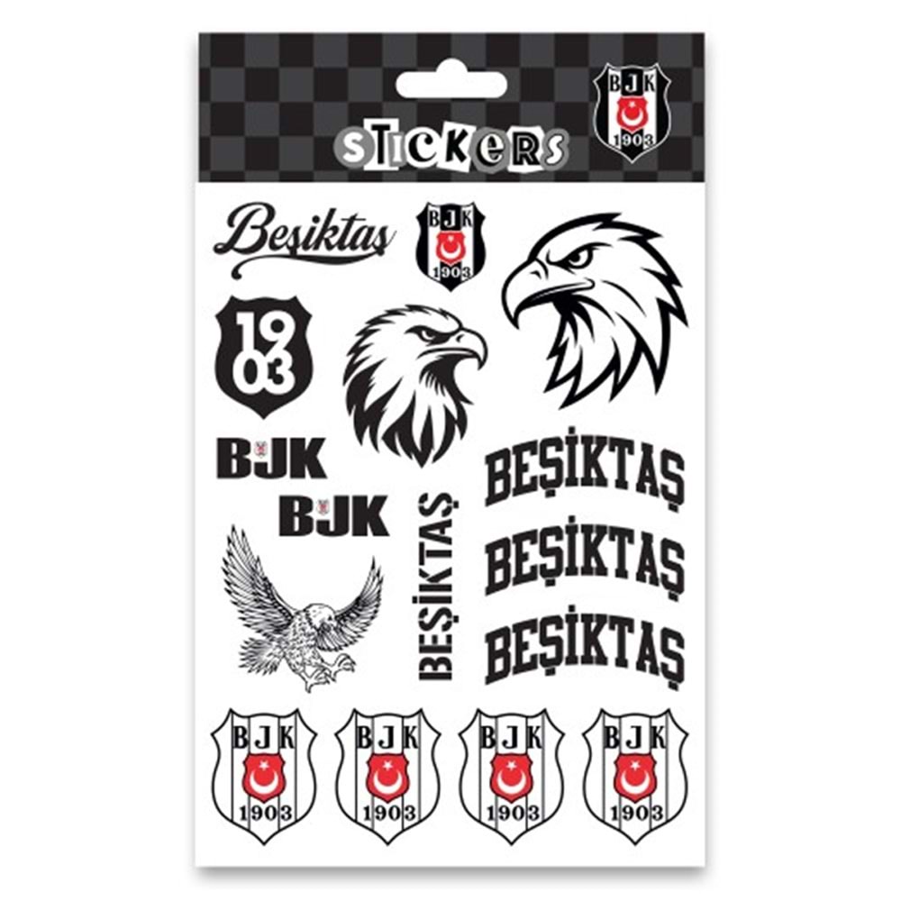 Bjkst26006 Beşiktaş Kolej Sticker Sheet