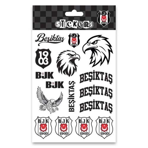 Bjkst26006 Beşiktaş Kolej Sticker Sheet