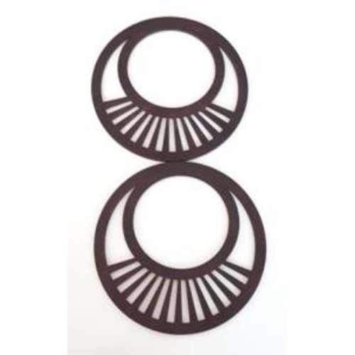 Çanta Aksesuar 18 Cm, Ahşap Çanta Sapı (Koyu Mor)