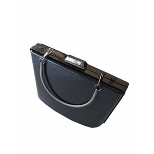 Çanta Aksesuar Abiye Çanta Kalıbı Tutma Saplı Füme Metalli