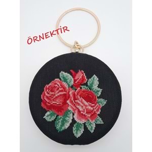 Çanta Aksesuar Abiye Çanta Kalıbı Oval Kenar Füme Metal