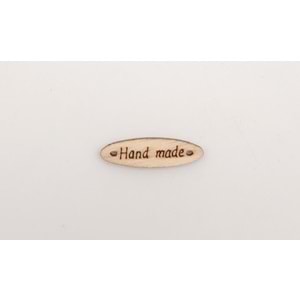 Çanta Aksesuar 0.8X2.8 Cm Cm Ahşap Etiket 1 Adet No:3