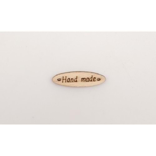 Çanta Aksesuar 0.8X2.8 Cm Cm Ahşap Etiket 1 Adet No:3