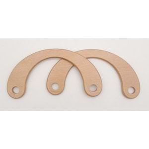 Çanta Aksesuar C Model 9x18 cm Açık Ahşap Renk Ahşap Çanta Sapı