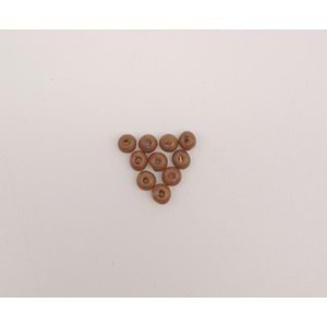 Çanta Aksesuar 4mm 10 Adet Ahşap Yuvarlak Boncuk