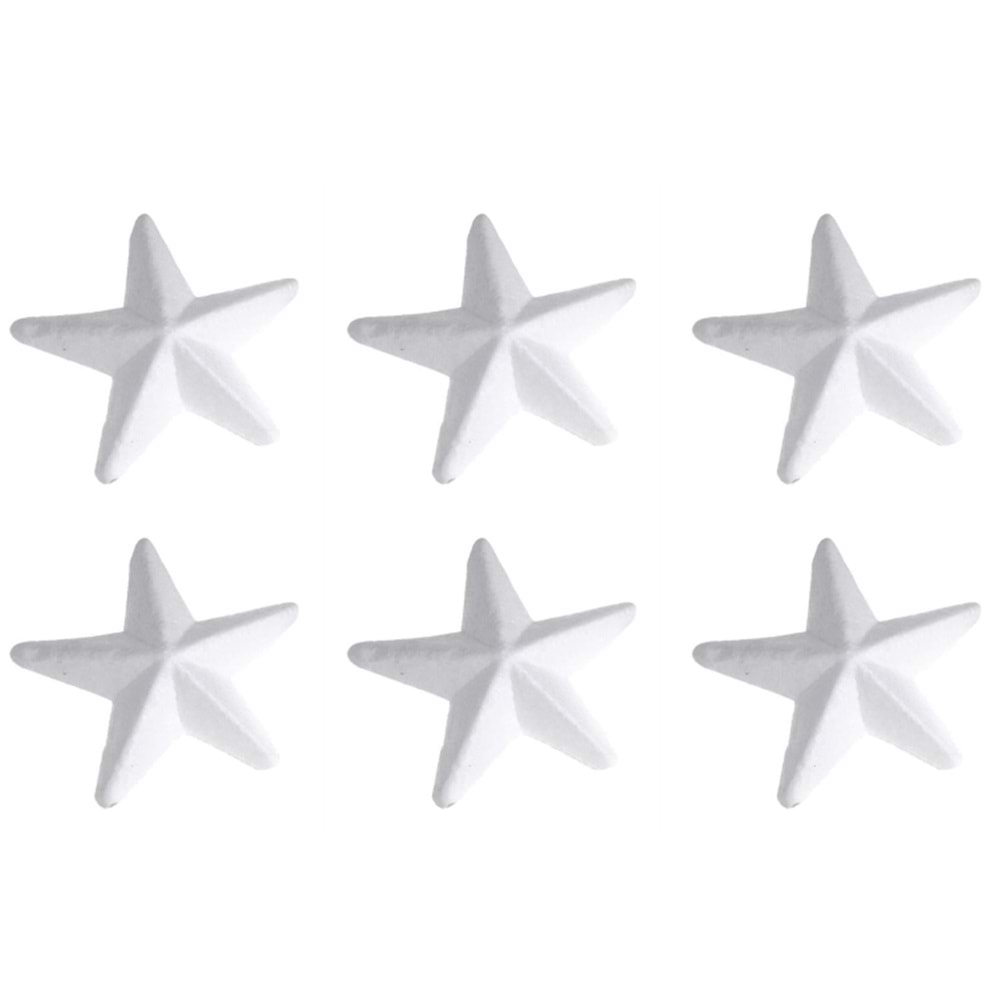 Strafor Yıldız 8Cm 6 Lı Esm-18