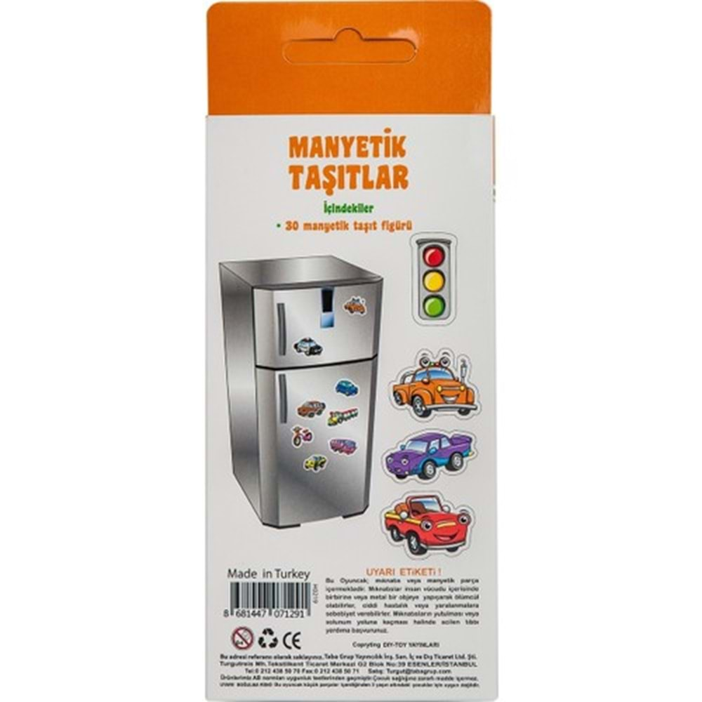 Dıy Toy Manyetik Taşıtlar 3+ 30 Parça