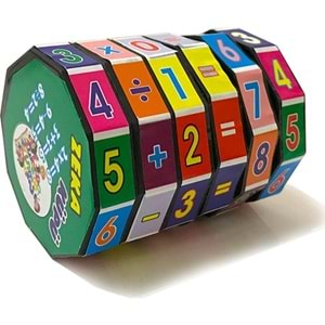 Zeka Matematik Küpü Rakamlı (1 Adet)