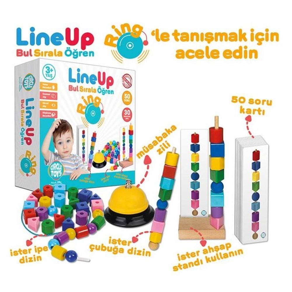 Circle Toys Line Up Ring - Bul Sırala Öğren 3+