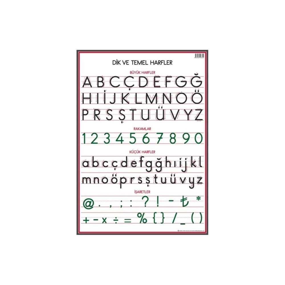 Dik Temel Harfler Panosu