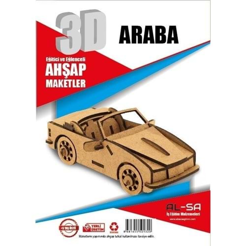 Alsa 3D Ahşap Maket Yap Boya