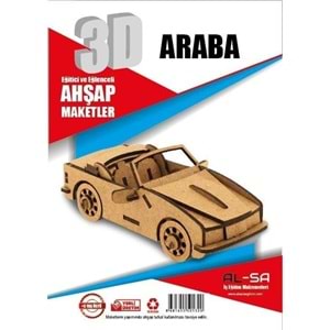Alsa 3D Ahşap Maket Yap Boya