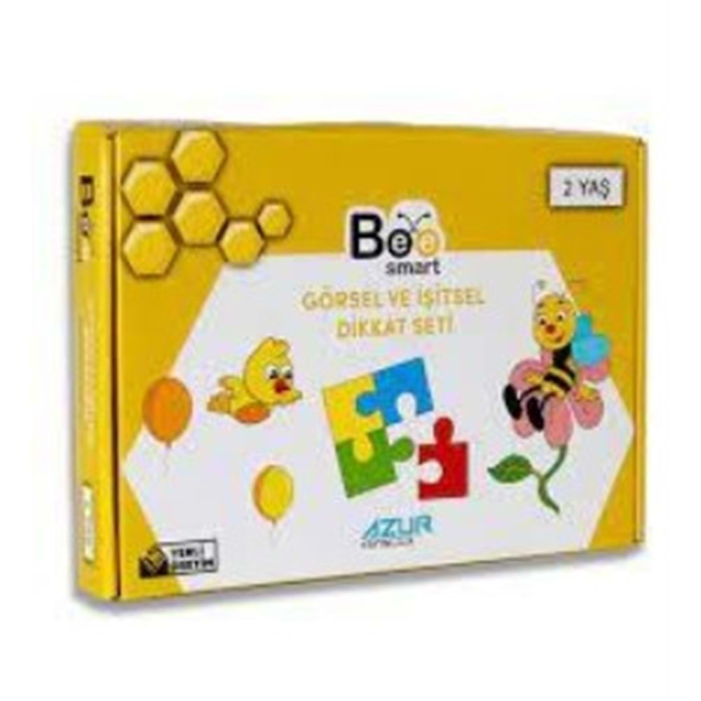 Bee Smart Görsel Ve İşitsel Dikkat Seti 2 Yaş