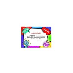 Odak Yayın Başarı Belgesi A4 20 Li