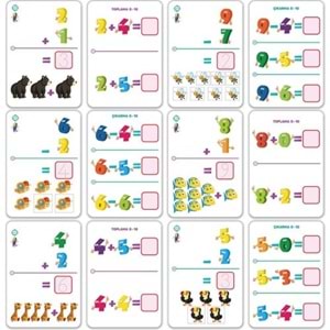 Circle Toys Yaz Sil Sayılar Toplama-Çıkarma Hr014