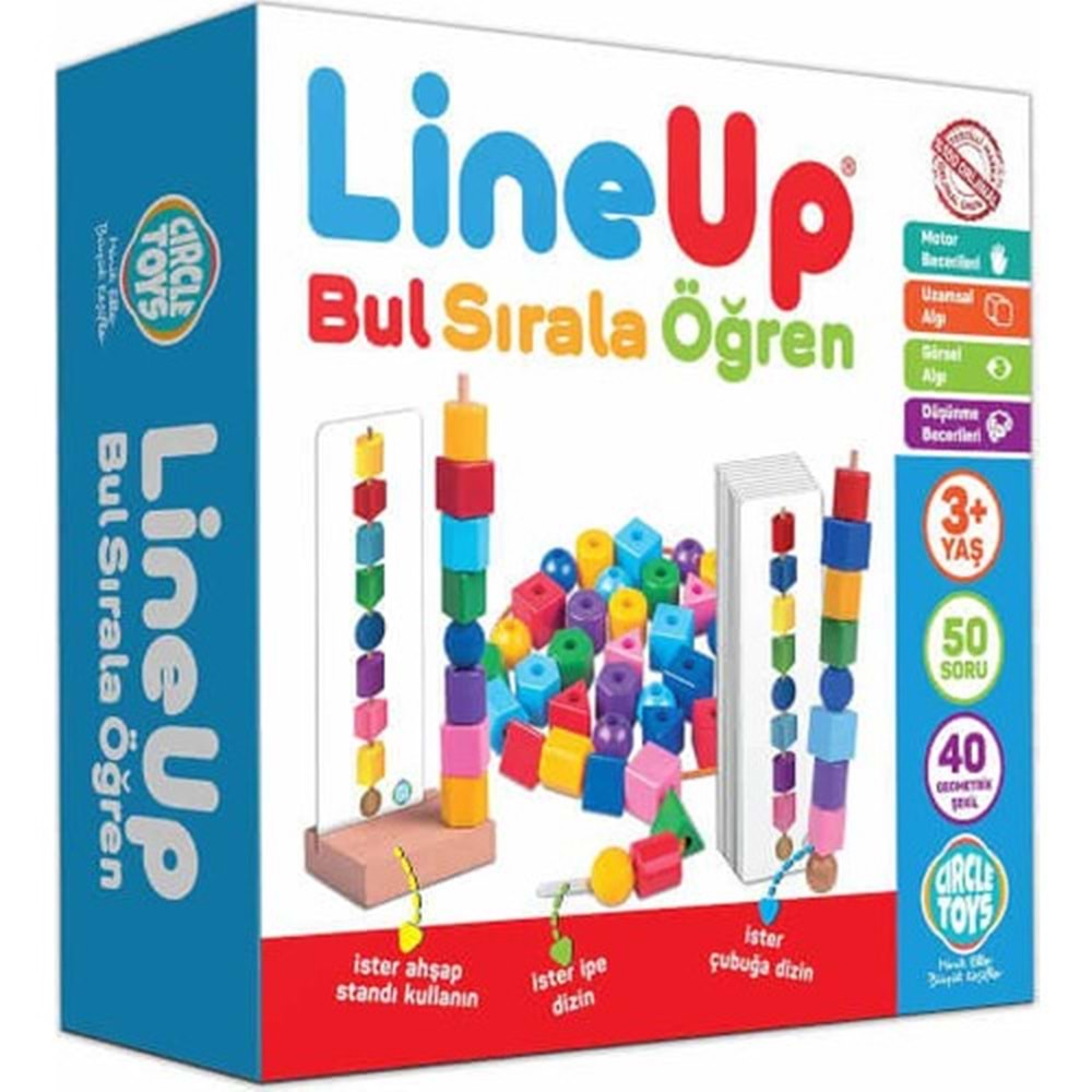 Circle Line Up - Bul Sırala Öğren 50 Soru 40 Şekil