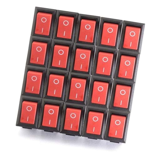 Çıt Çıt Anahtar Kırmızı Düğme (1 Adet)