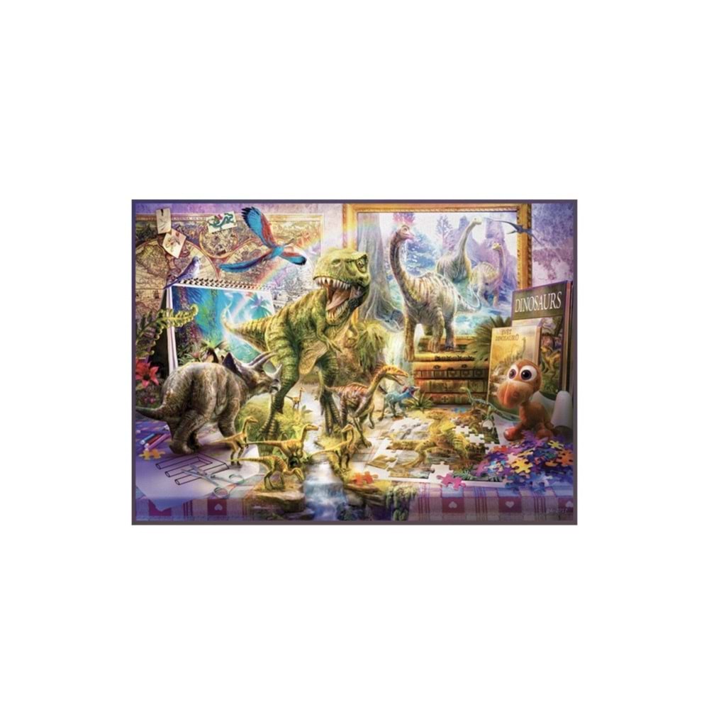 Anatolian Puzzle 1000 Parça Dinazorlar Sahnede