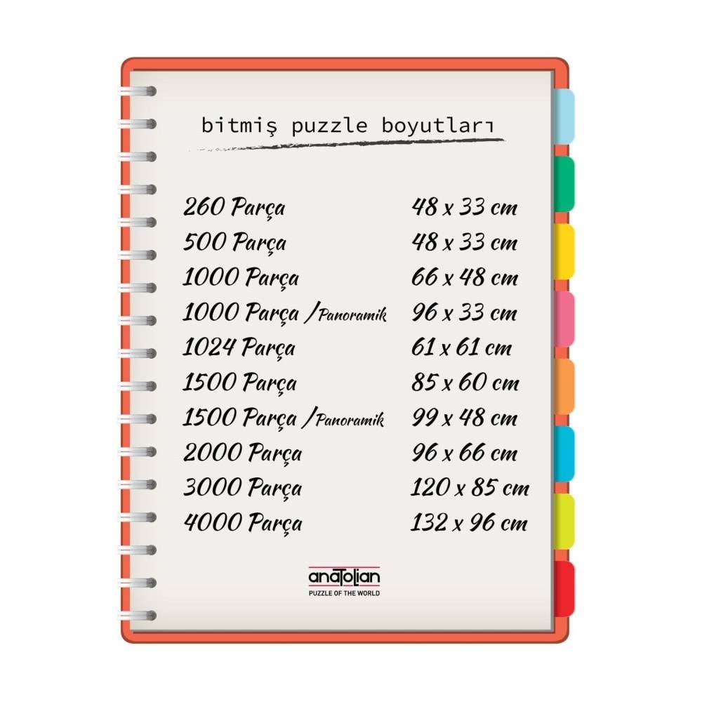Anatolian Puzzle 1000 Parça Kelebekler