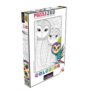 Anatolian Puzzle 260 Parça Baykuş Ailesi