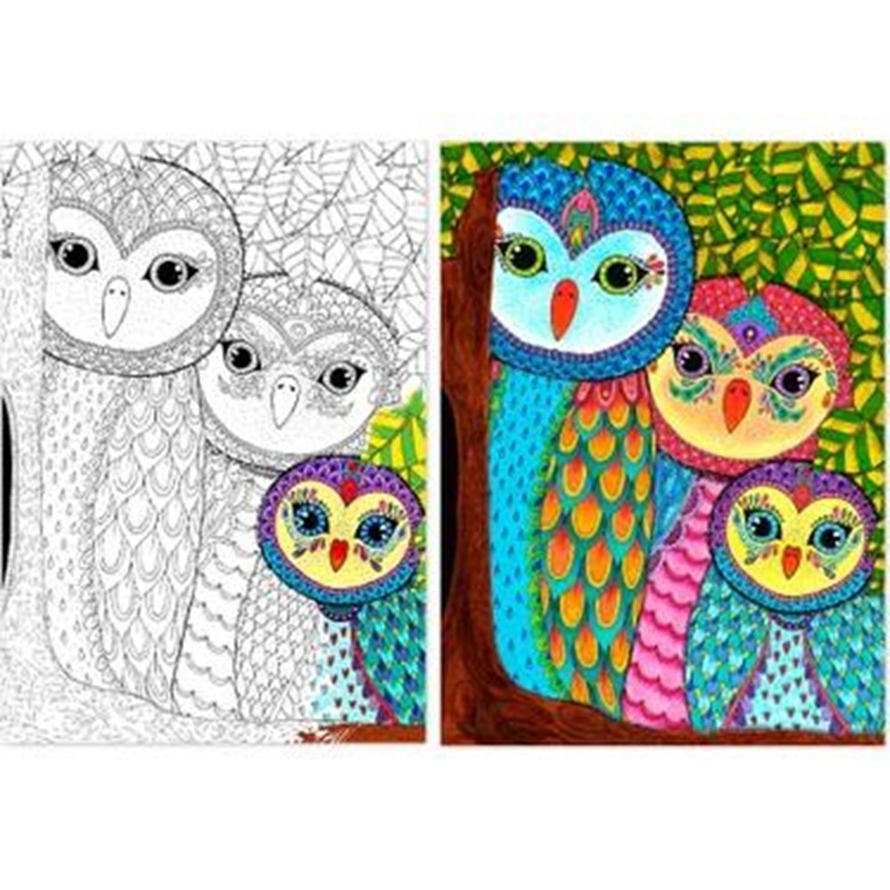 Anatolian Puzzle 260 Parça Baykuş Ailesi