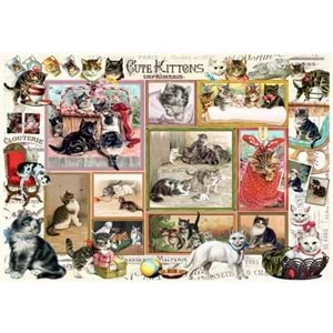 Anatolian Puzzle 2x500 Parça Sevimli Kediler