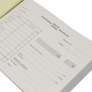 Altınyıldız Otokopili Apartman Makbuzu 14x20 (1 Adet)