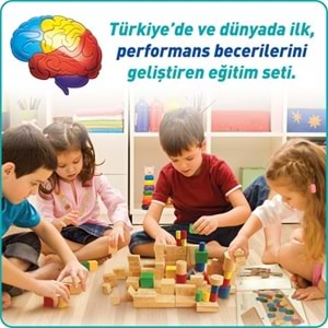 Adeda Dikkati Güçlendirme Seti 8 Yaş Plus(120 Ahşap Materyal + 3 Kitap Takım)
