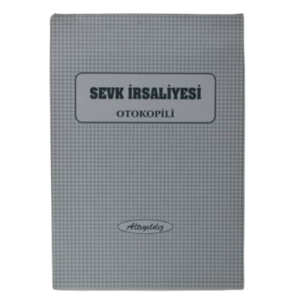 Altınyıldız Sevk İrsaliyesi Otokopili A5 (1 Adet)