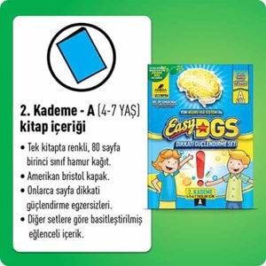 Adeda Dikkati Güçlendirme Seti Easy 4-7 Yaş A