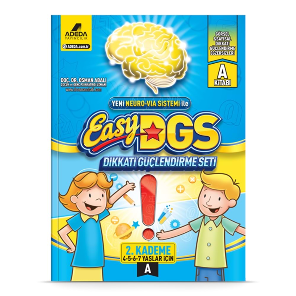 Adeda Dikkati Güçlendirme Seti Easy 4-7 Yaş A