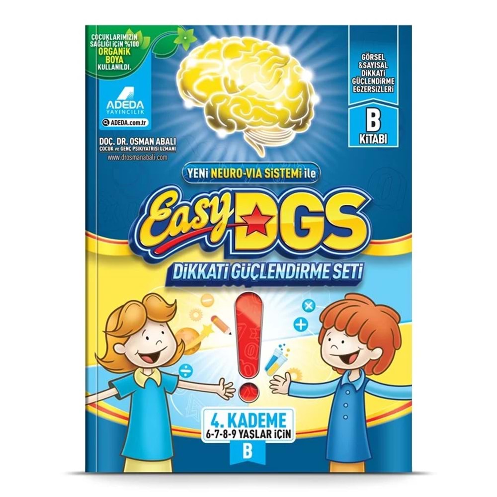 Adeda Dikkati Güçlendirme Seti Easy 6-9 Yaş B