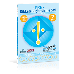 Adeda Dikkati Güçlendirme Seti -Pre- 7 Yaş