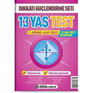 Adeda Dikkati Güçlendirme Seti Görsel Algı Test 13 Yaş