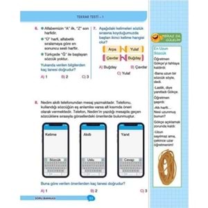Dikkat Atölyesi 2. Sınıf İpuçlu Eğlenceli-Öğretici Türkçe Yeni Nesil Soru Bankası