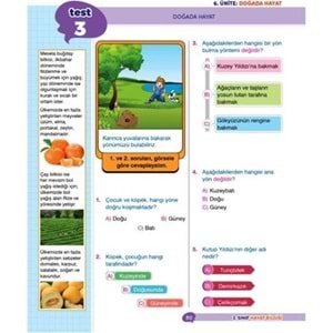Dikkat Atölyesi 3. Sınıf İpuçlu Eğlenceli-Öğretici Hayat Bilgisi Yeni Nesil Soru Bankası