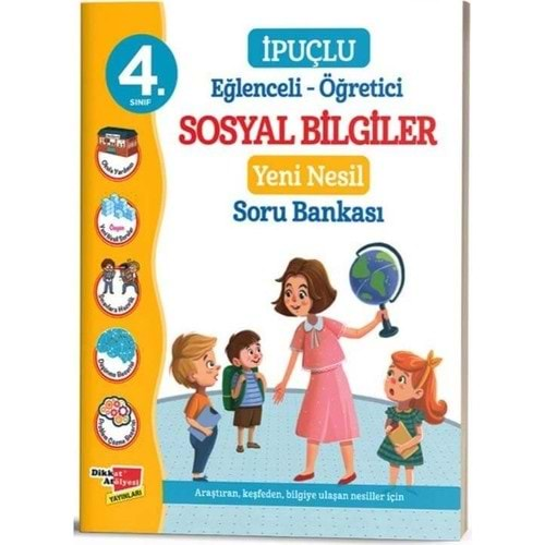 Dikkat Atölyesi 4. Sınıf İpuçlu Eğlenceli-Öğretici Sosyal Bilgiler Yeni Nesil Soru Bankası