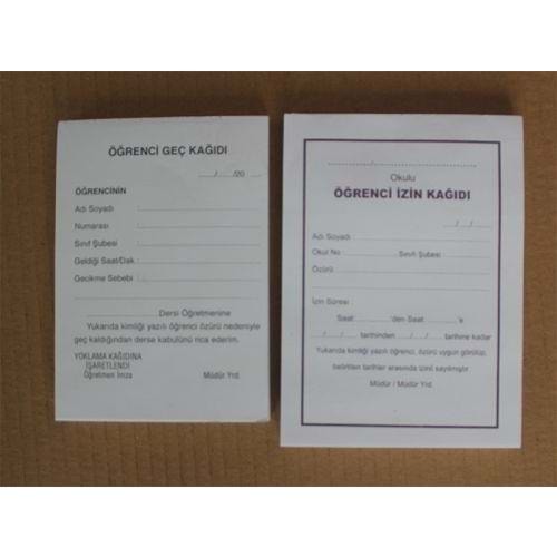 Altınyıldız Öğrenci Geç Kağıdı (1 Adet)