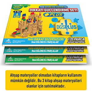 Adeda Dikkat Güçlendirme Seti Plus 8 Yaş Kitapları