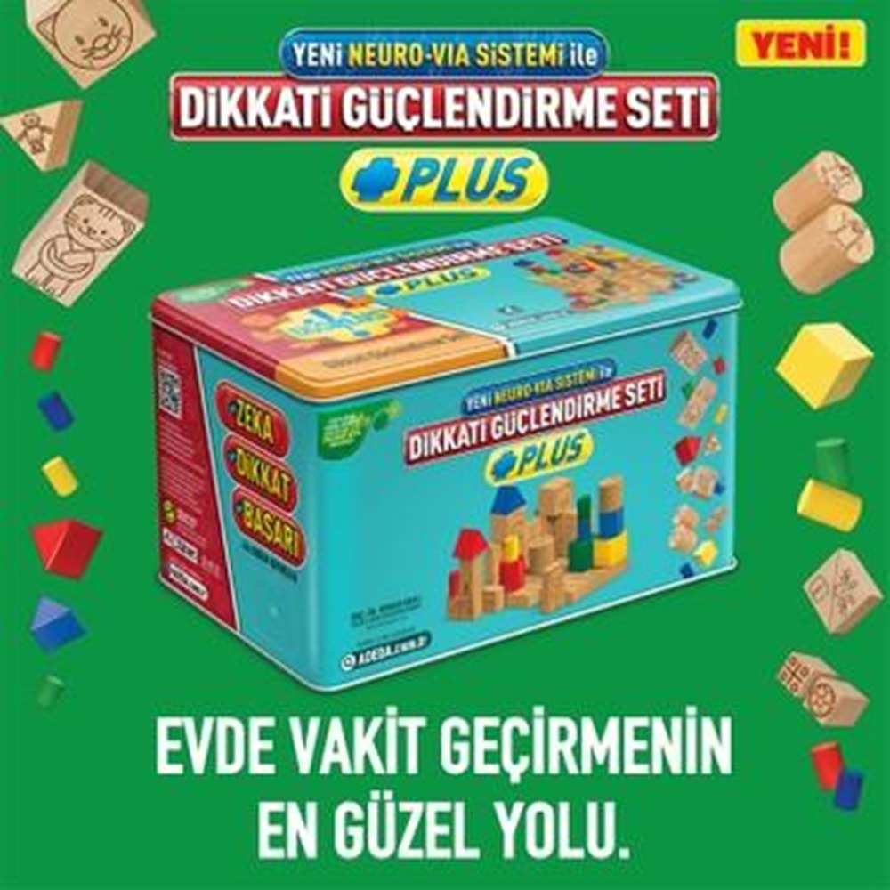 Adeda Dikkat Güçlendirme Seti Plus 11 Yaş Kitapları