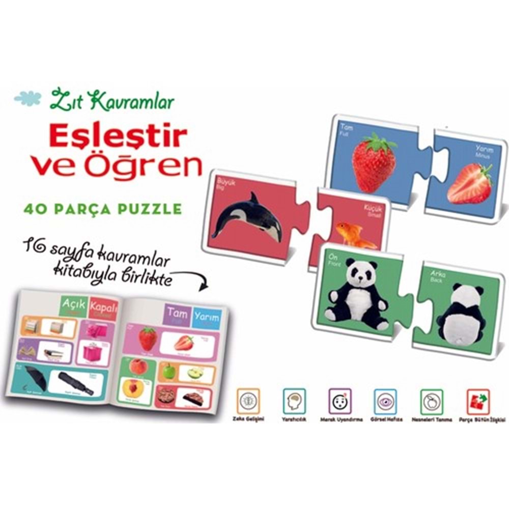 Dıy Toy Eşleştir Ve Öğren Zıt Kavramlar Eö1840