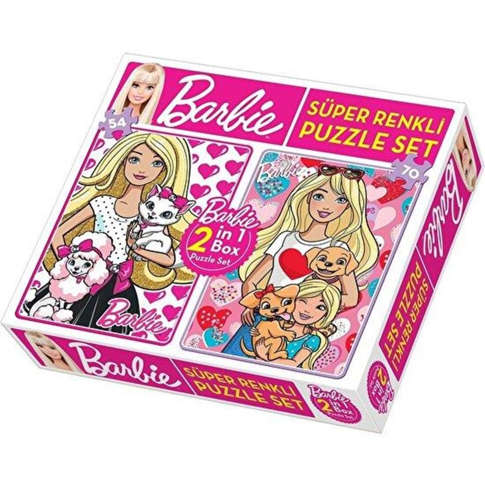 Dıy Toy Süper Renkli Puzzle Set 54-70 Barbie Brp154