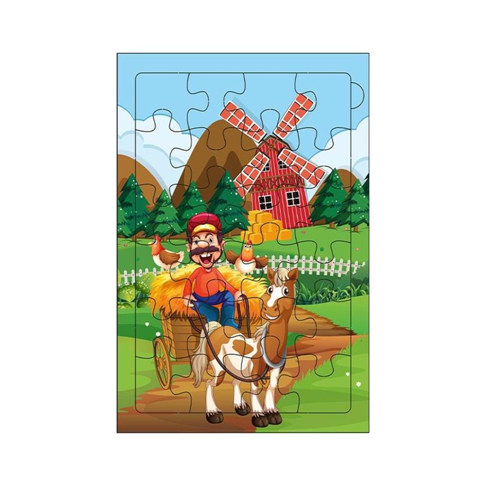 İbis Ahşap Puzzle 20X30 24 Parça Iap-24-005