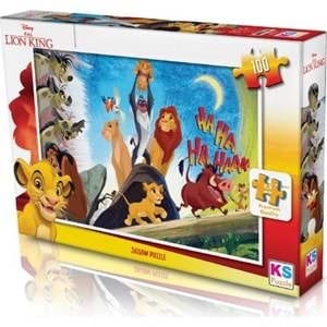 Ks Games Puzzle Lıon Kıng 100 Parça Lk714