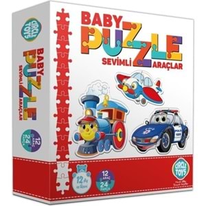 Circle Toys Baby Puzzle Araçlar 24 Parça Ct022