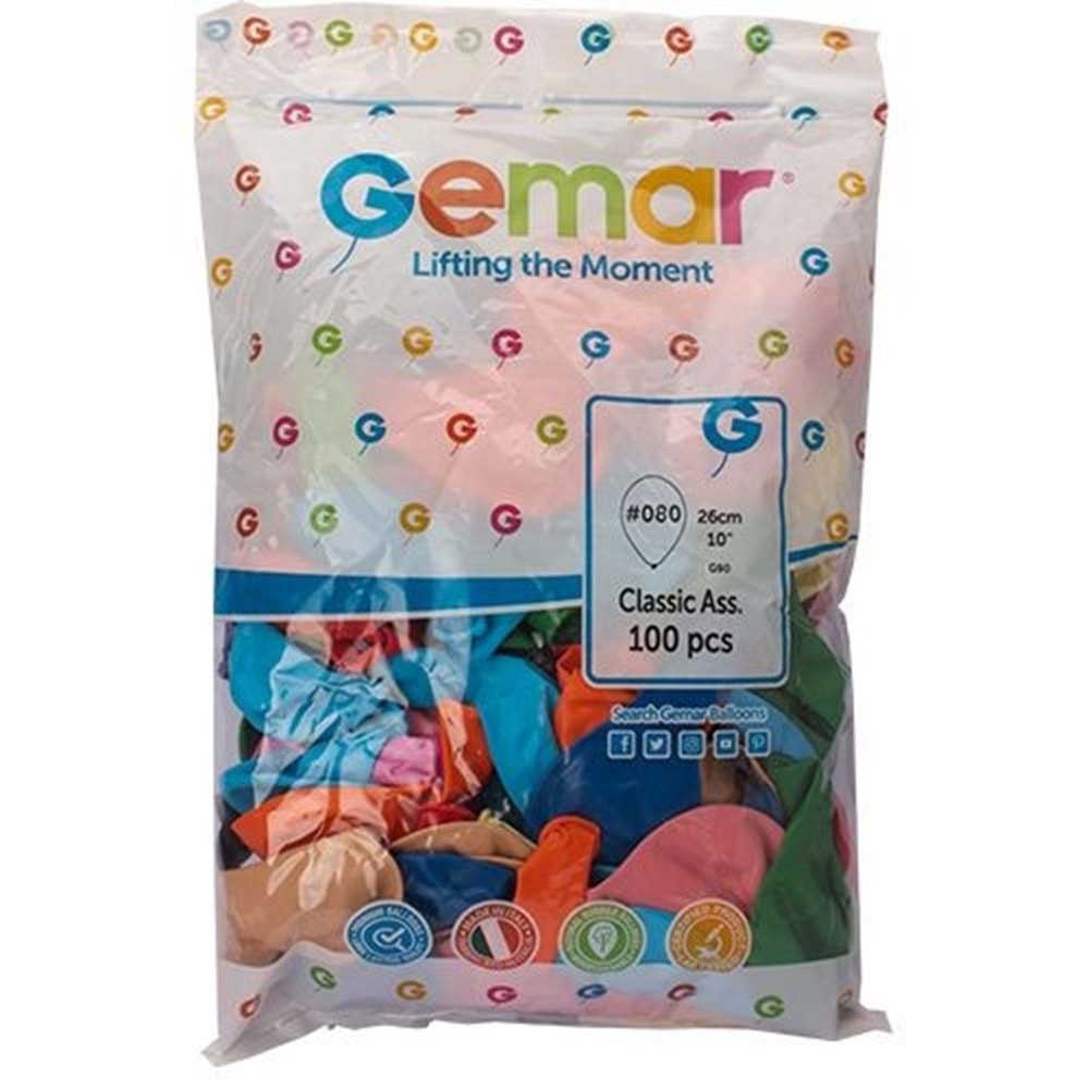 Balon G90 26Cm 100 Lü Renkli 082